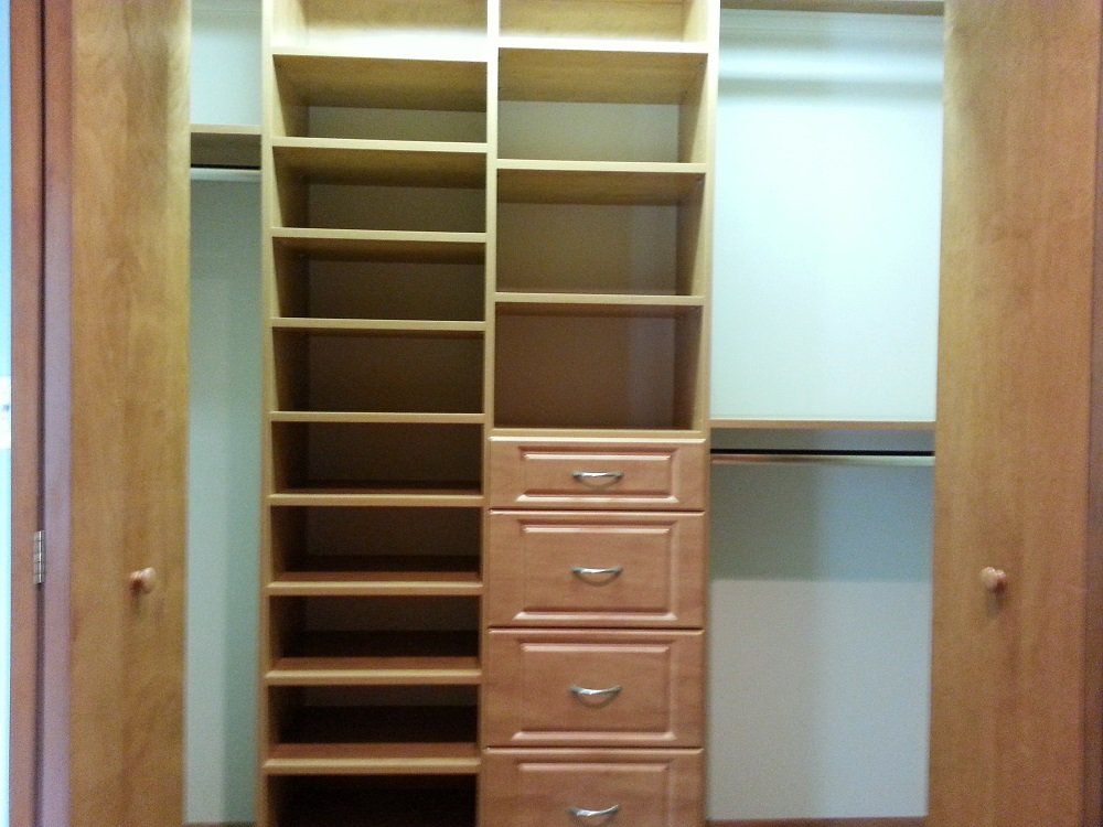 Wooden closet — Closet Design & Remodeling in Erie, PA