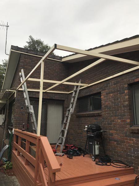 Sky light roof installation work