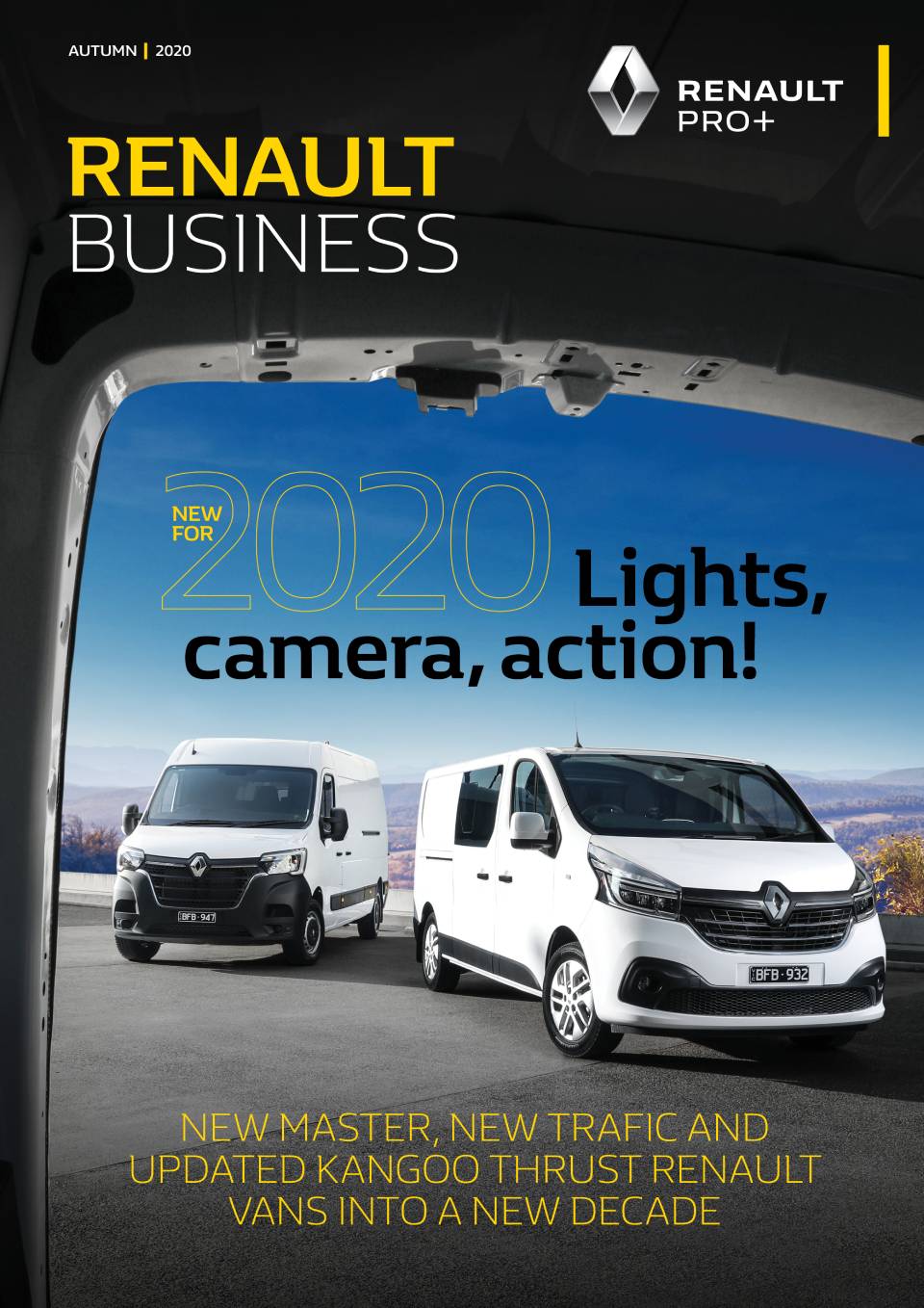 Renault Business magazine cover page