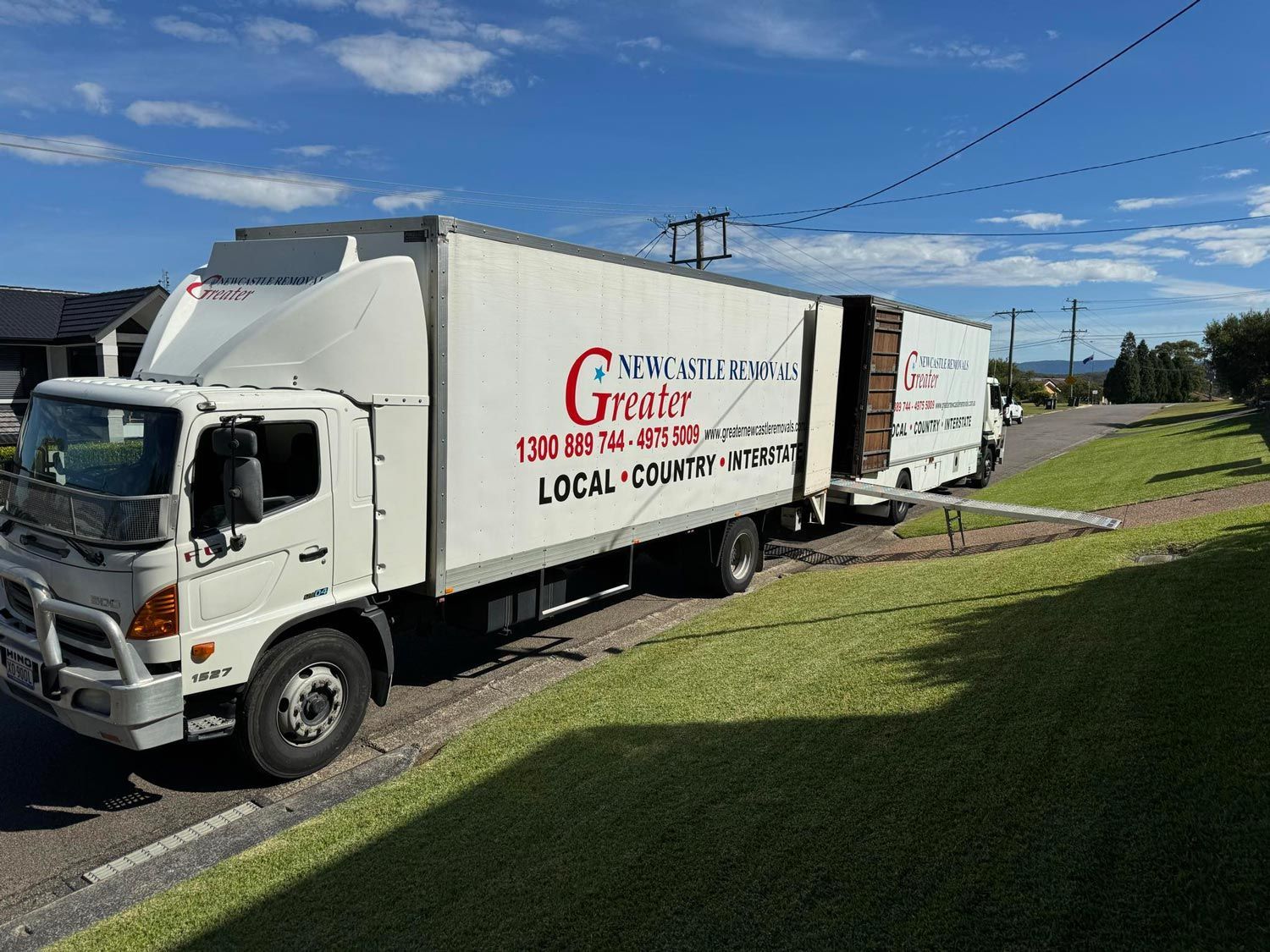 White Truck For Moving