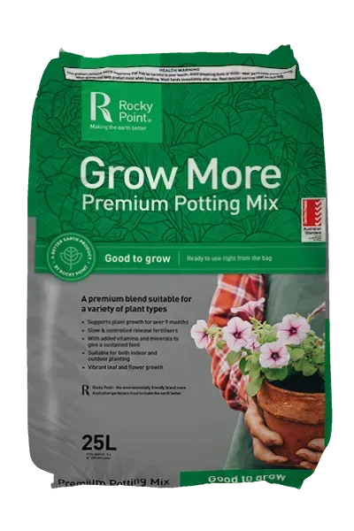 A Bag of Grow More Premium Potting Mix — Envy Landscape Supplies In Urangan, QLD
