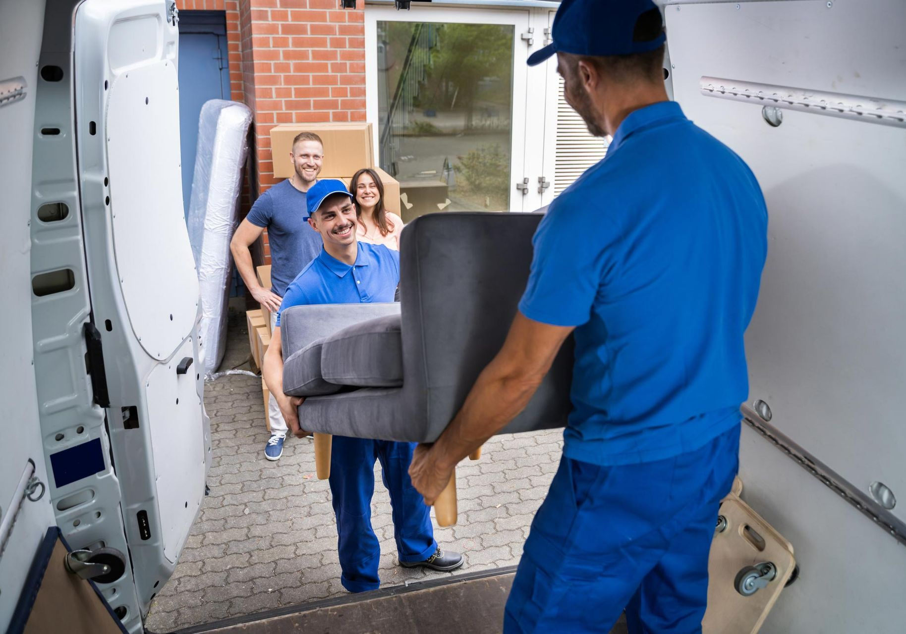 Couple Watching Movers Unload Furniture | Kadina, SA | Rules Removals & Transport