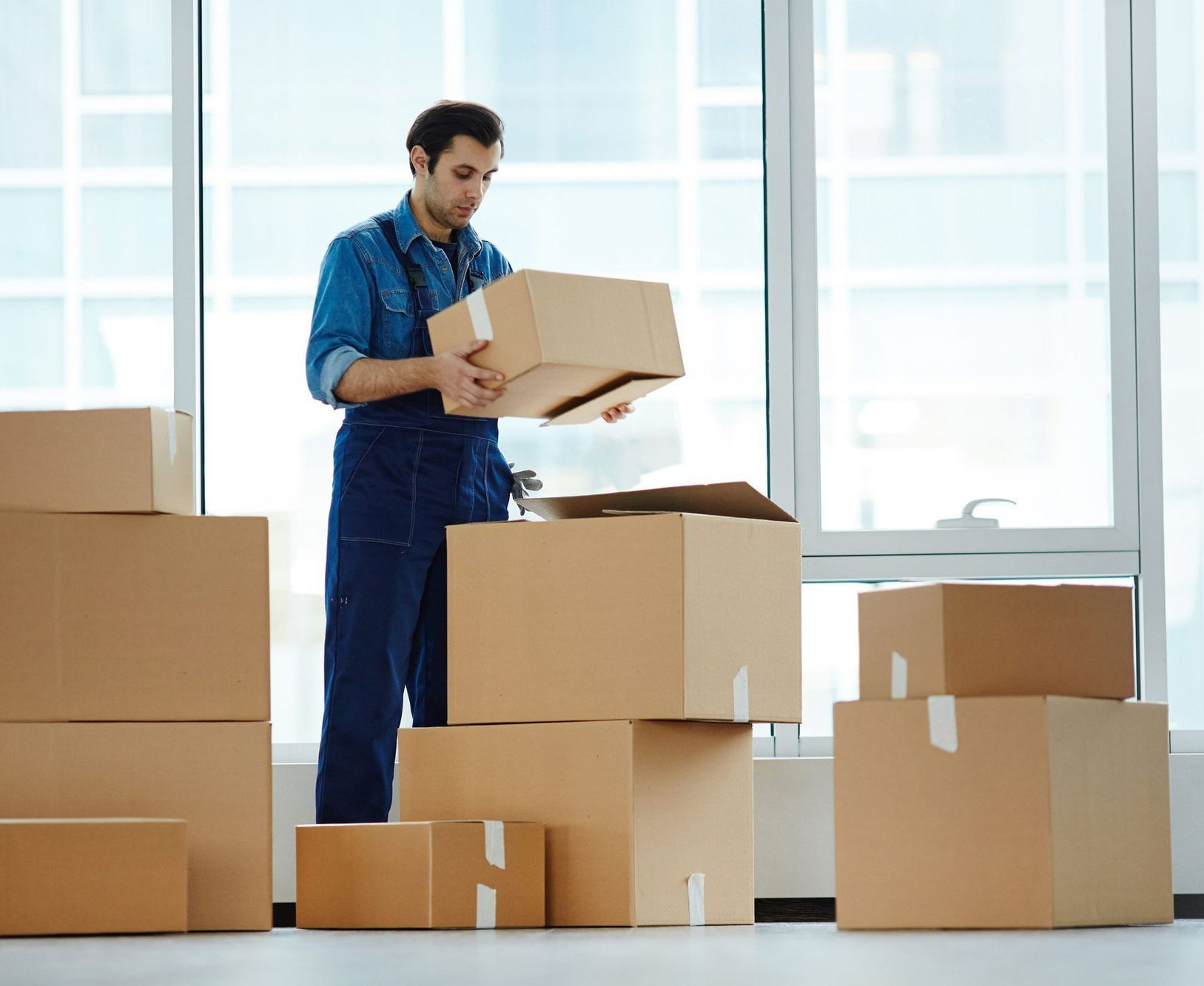 Putting Boxes in Stacks | Kadina, SA | Rules Removals & Transport