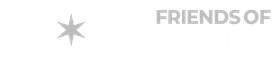 Gray star icon beside faint “FRIENDS OF” text on a white background