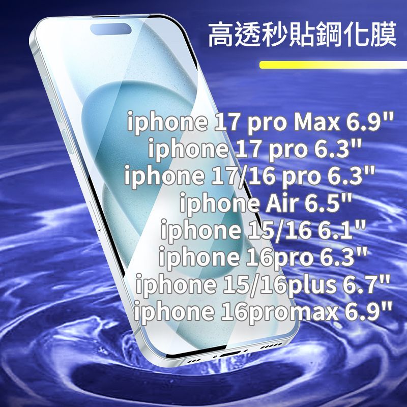 iphone 高透秒貼鋼化膜 螢幕保護貼 各種尺寸 SP-CLI