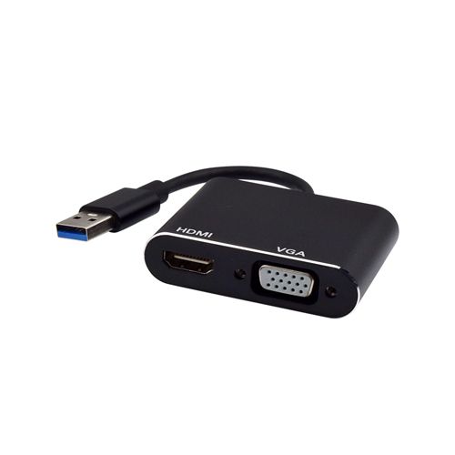 USB3-2HV USB3.0 轉 HDMI & VGA 線 4712470229046