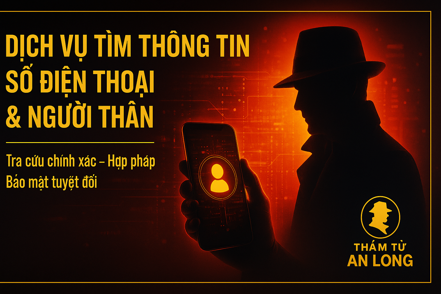 Dịch vụ tìm thông tin số điện thoại và người thân – Thám tử An Long