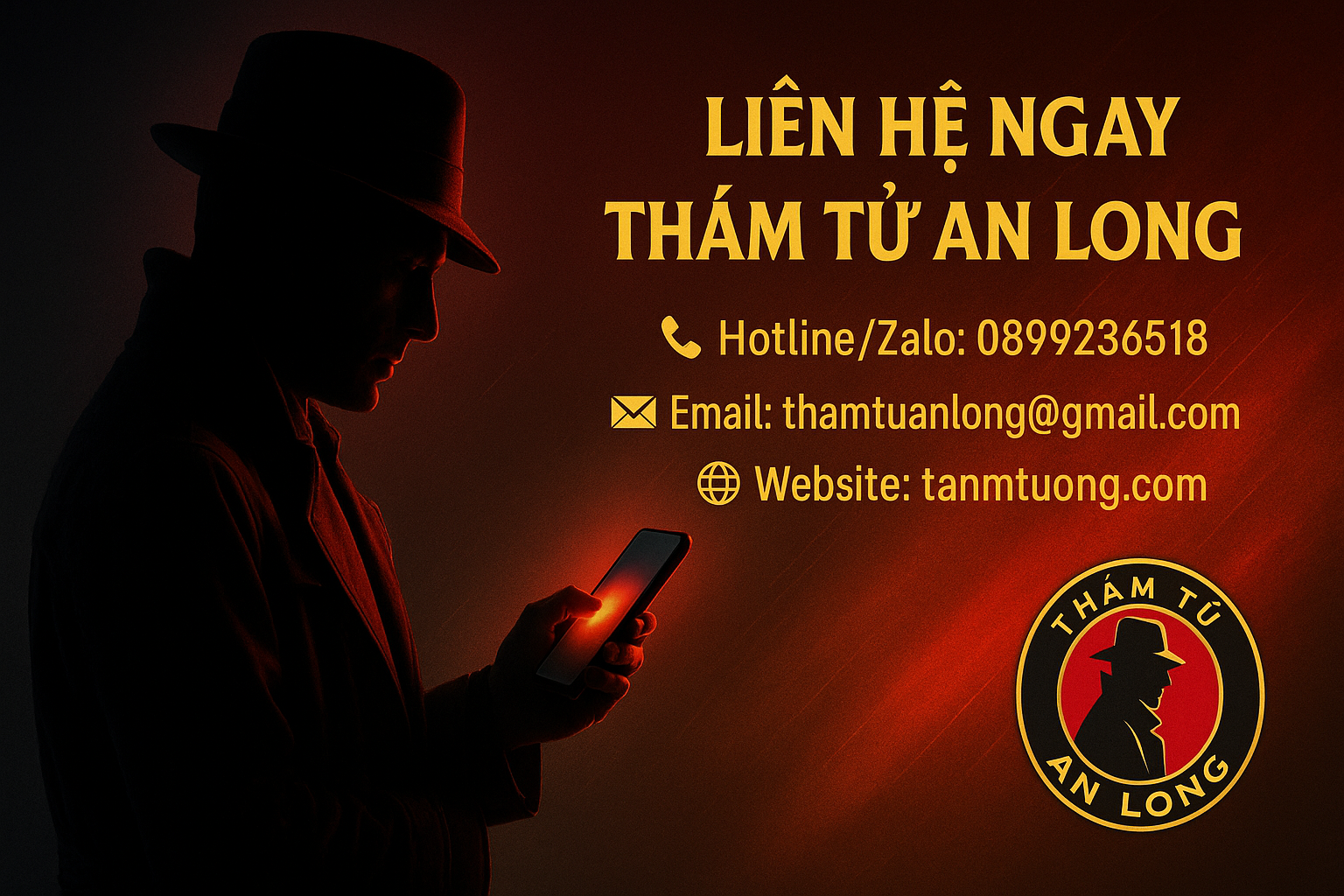 Liên hệ Thám tử An Long – dịch vụ tra cứu bảo mật 100%