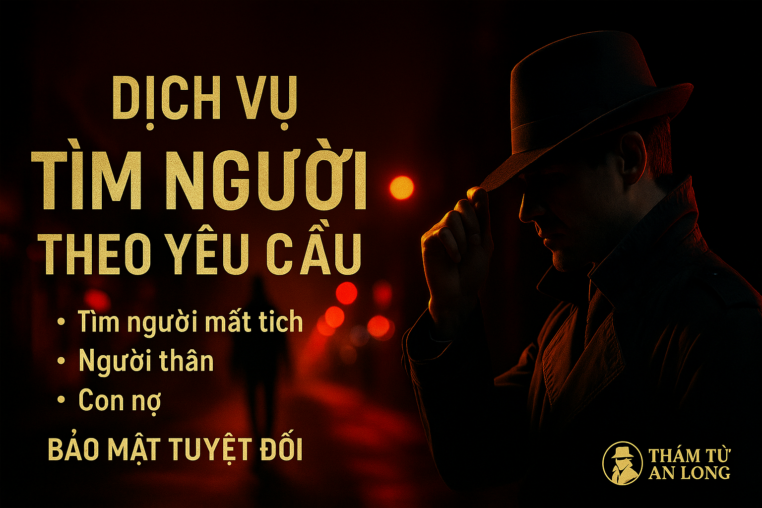 Dịch vụ tìm người theo yêu cầu tại Hà Nội – Thám tử An Long chuyên tìm người mất tích, người thân, người nợ, bảo mật tuyệt đối