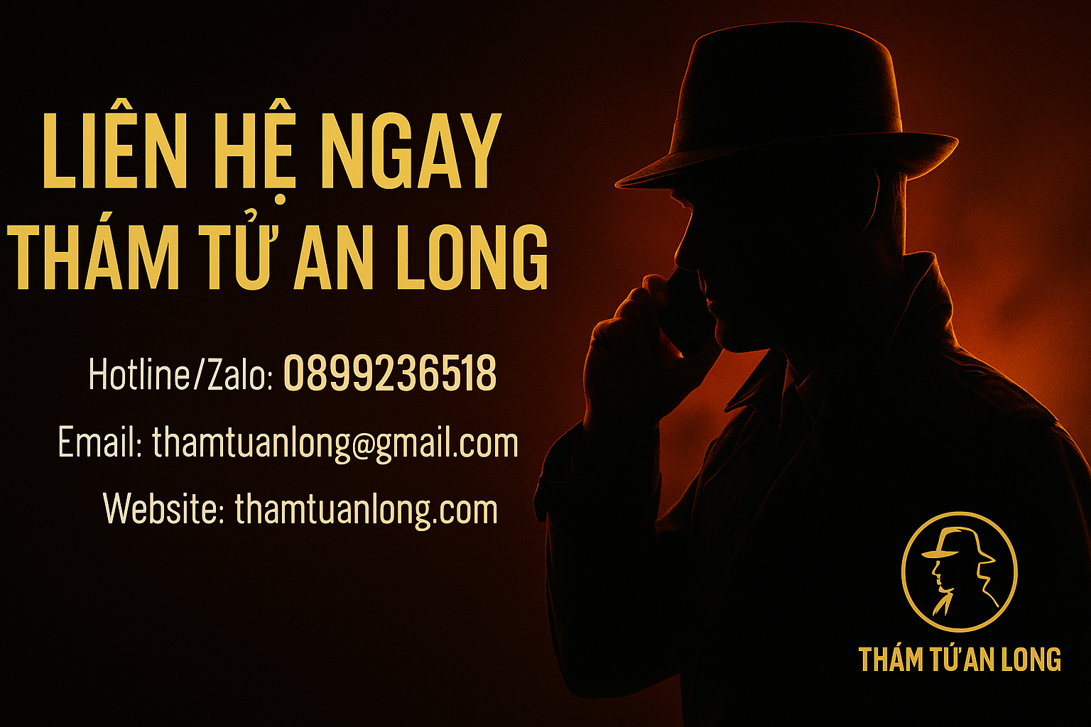 Liên hệ Thám tử An Long – Dịch vụ xác minh nơi ở, quê quán, nơi làm việc