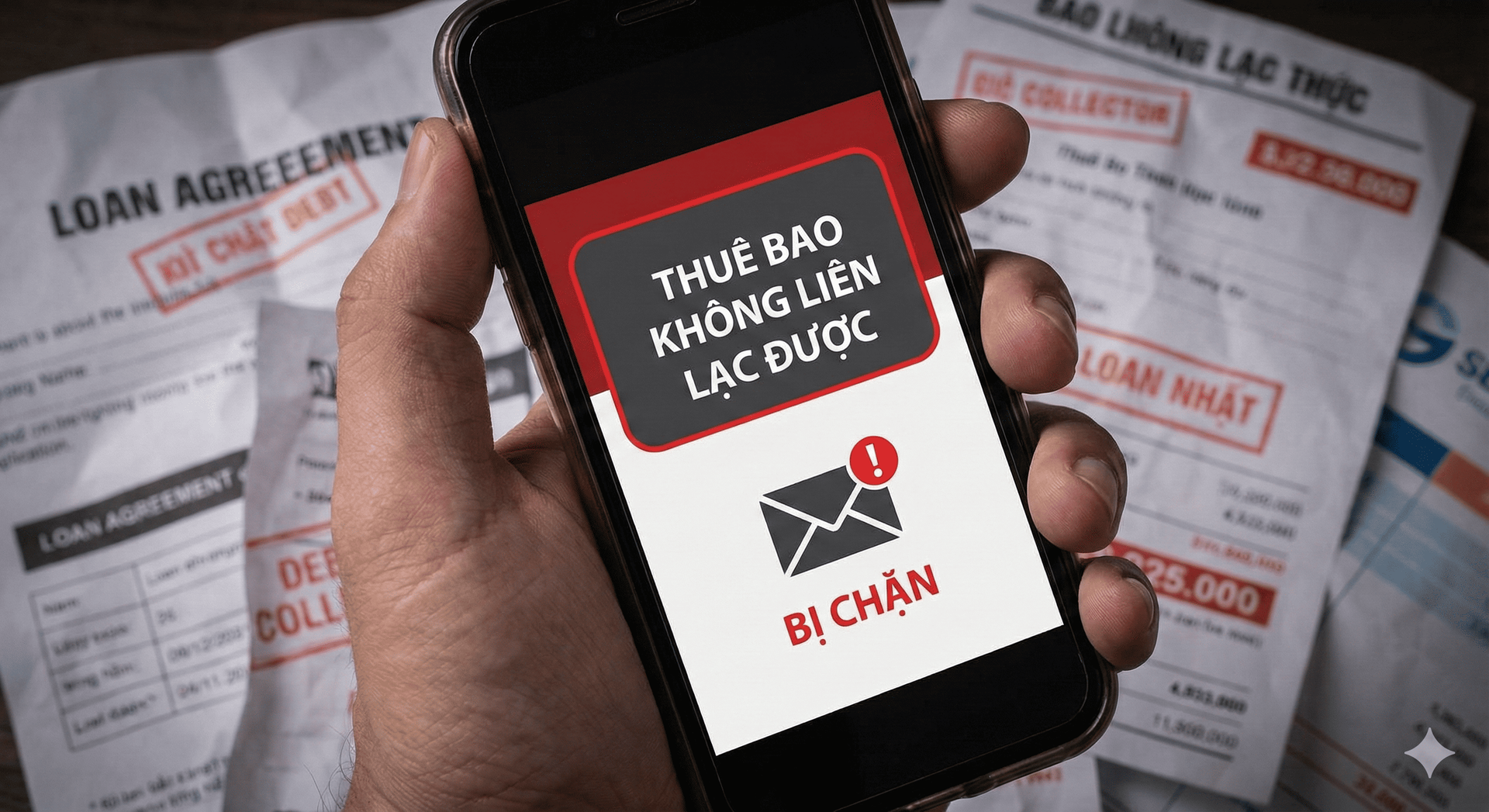 Con nợ tắt máy chặn số và bỏ trốn khiến chủ nợ lo lắng không liên lạc được