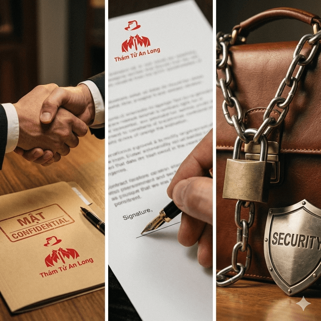 Quy trình thuê thám tử ký hợp đồng bảo mật thông tin