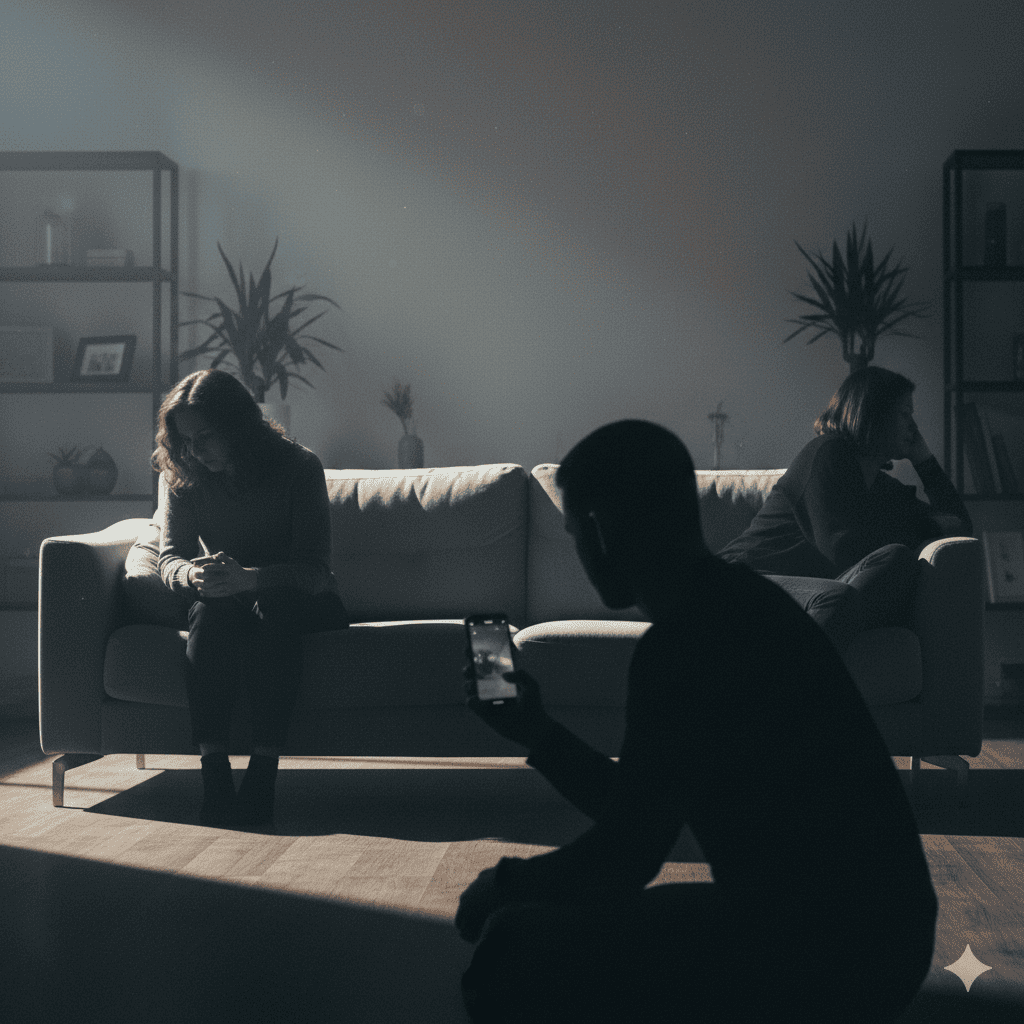 Minh họa nghi ngờ vợ chồng ngoại tình cần thuê thám tử tại Phú Xuyên