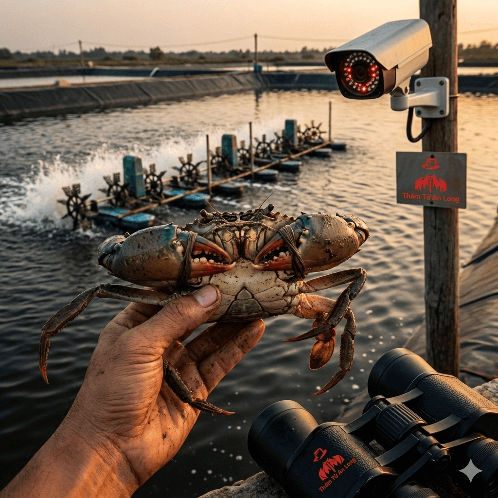 Điều tra trộm cắp tôm cua và vật tư tại các vuông tôm Cà Mau