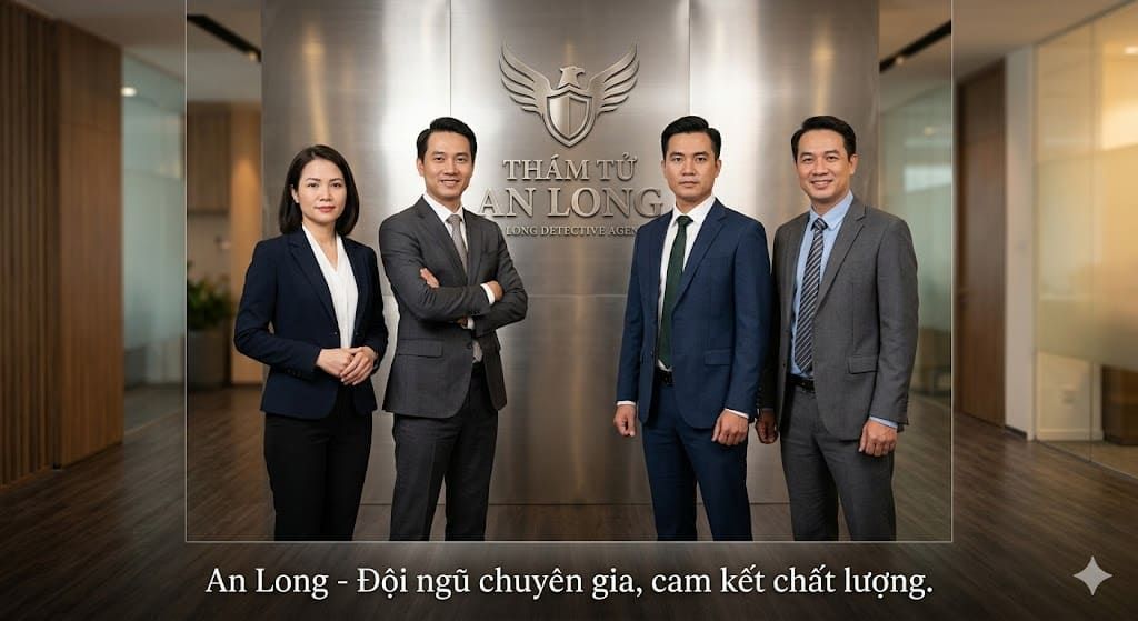Đội ngũ chuyên gia thám tử An Long uy tín, cam kết bảo mật và chất lượng dịch vụ tại Hải Phòng.