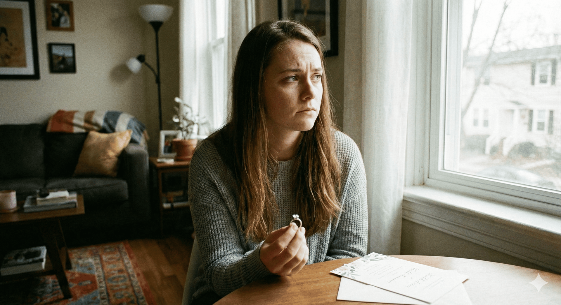 Cô gái lo lắng suy nghĩ về những bí mật của chồng sắp cưới trước hôn nhân