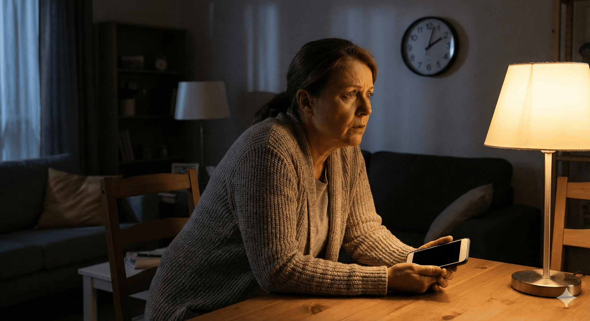 Phụ huynh lo lắng nhìn đồng hồ điện thoại chờ con đi chơi về khuya