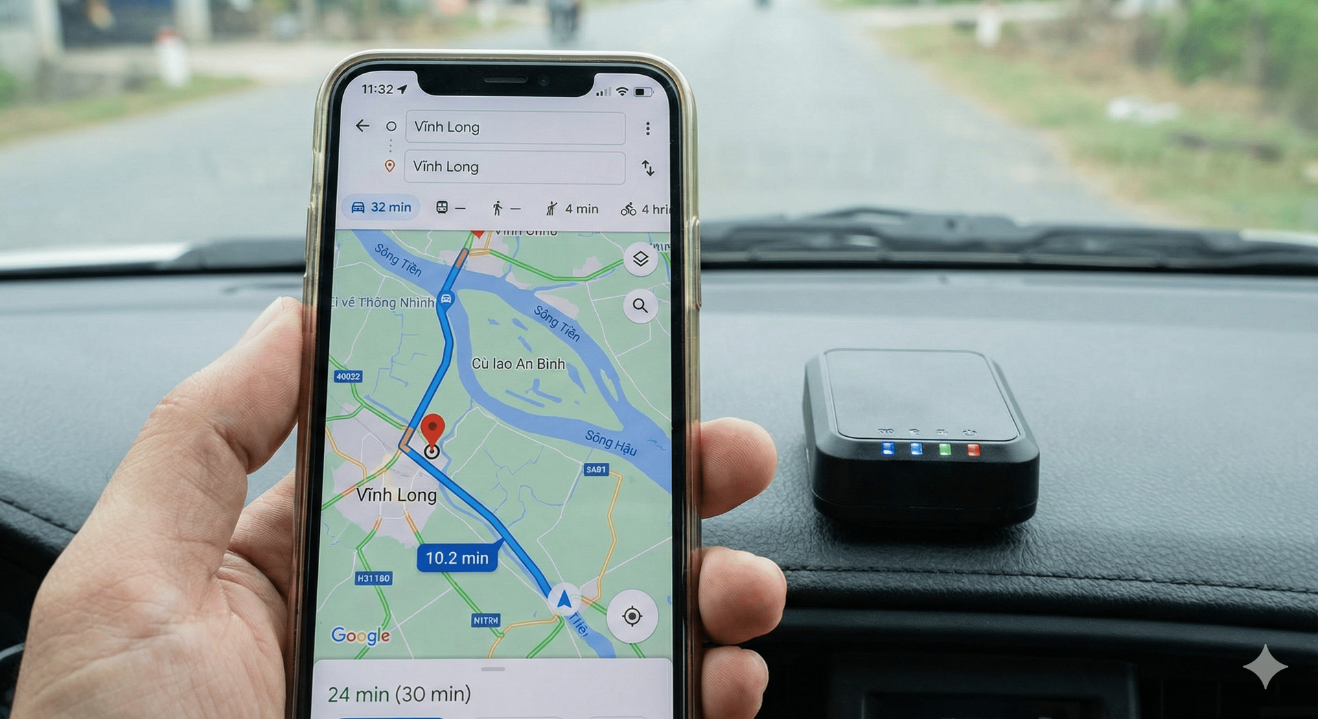 Thiết bị định vị GPS theo dõi xe máy ô tô chính xác tại tỉnh Vĩnh Long