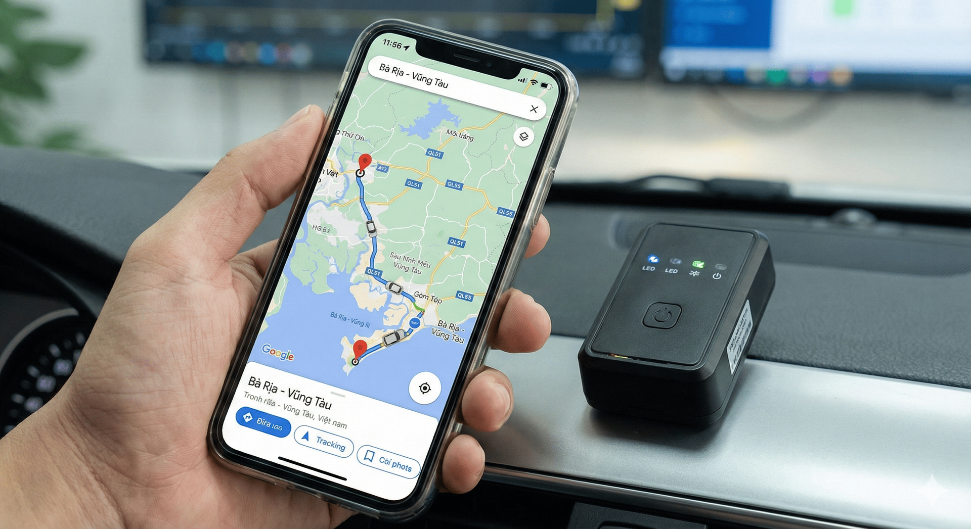 Thiết bị định vị GPS theo dõi xe máy ô tô chính xác tại Bà Rịa Vũng Tàu