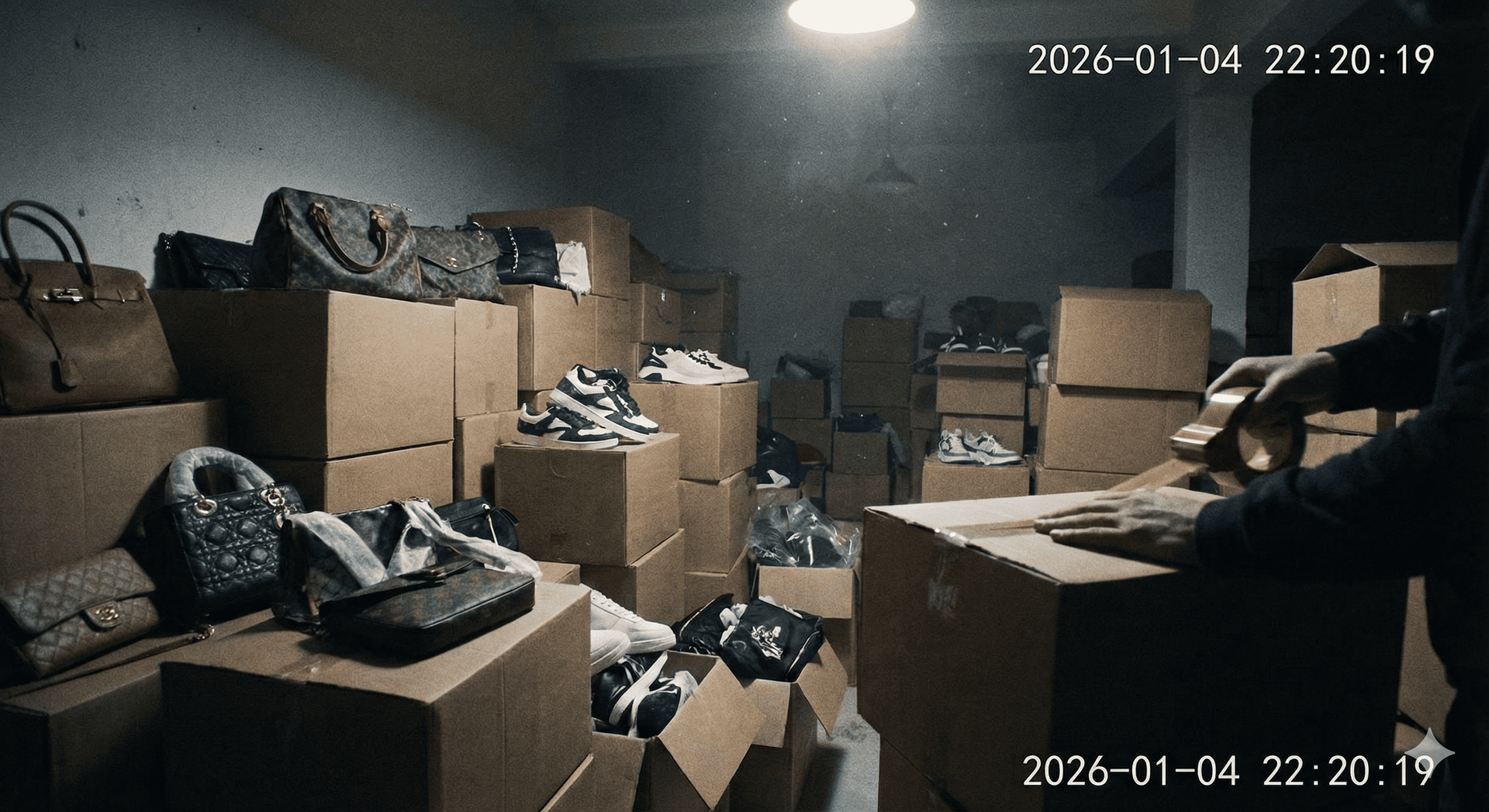 Truy tìm xưởng sản xuất và kho chứa hàng giả hàng kém chất lượng