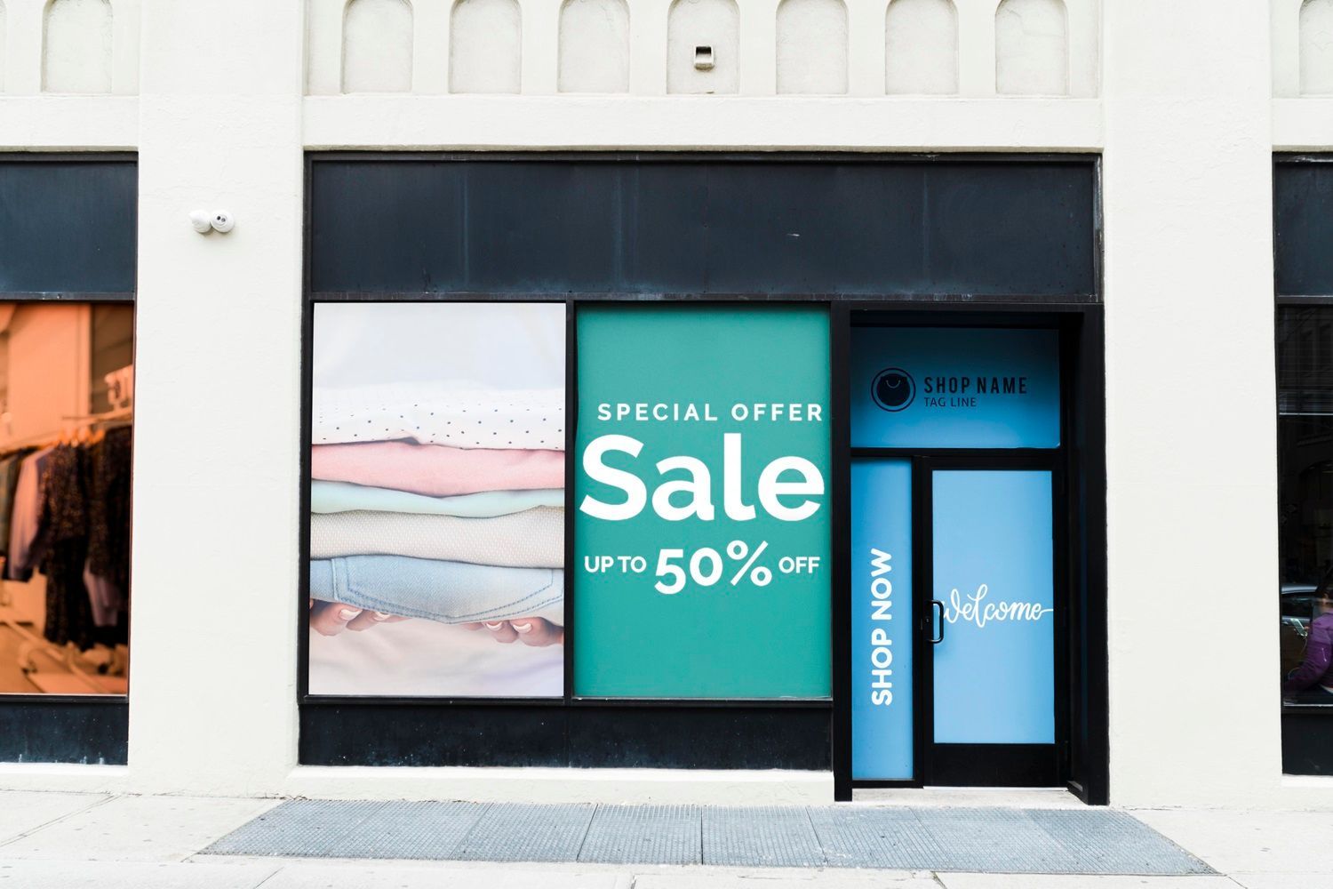 Perforated Window Decals