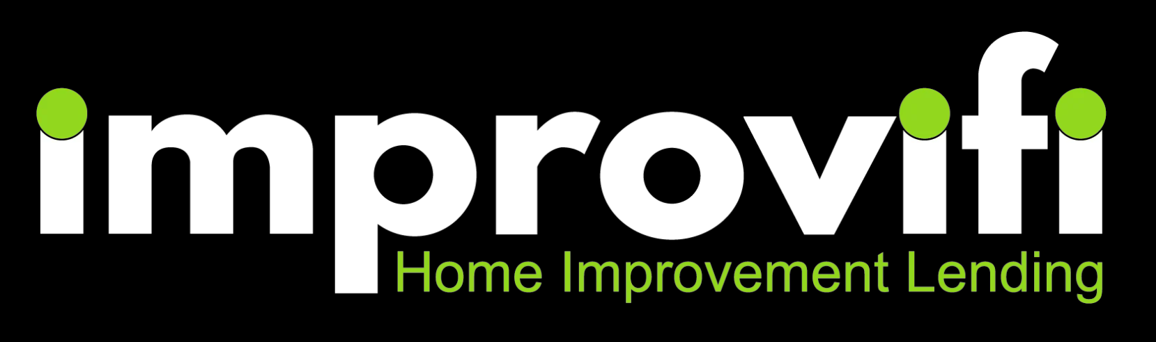 A logo for improvifi home improvement lending