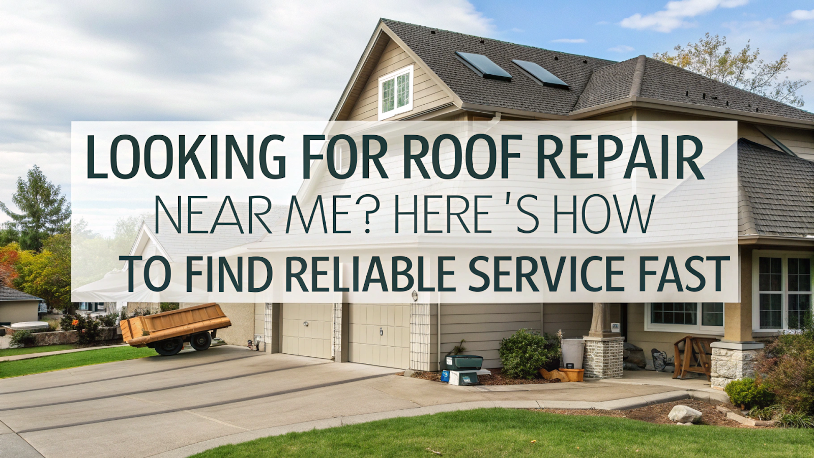 Looking for roof repair near me ? here 's how to find reliable service fast