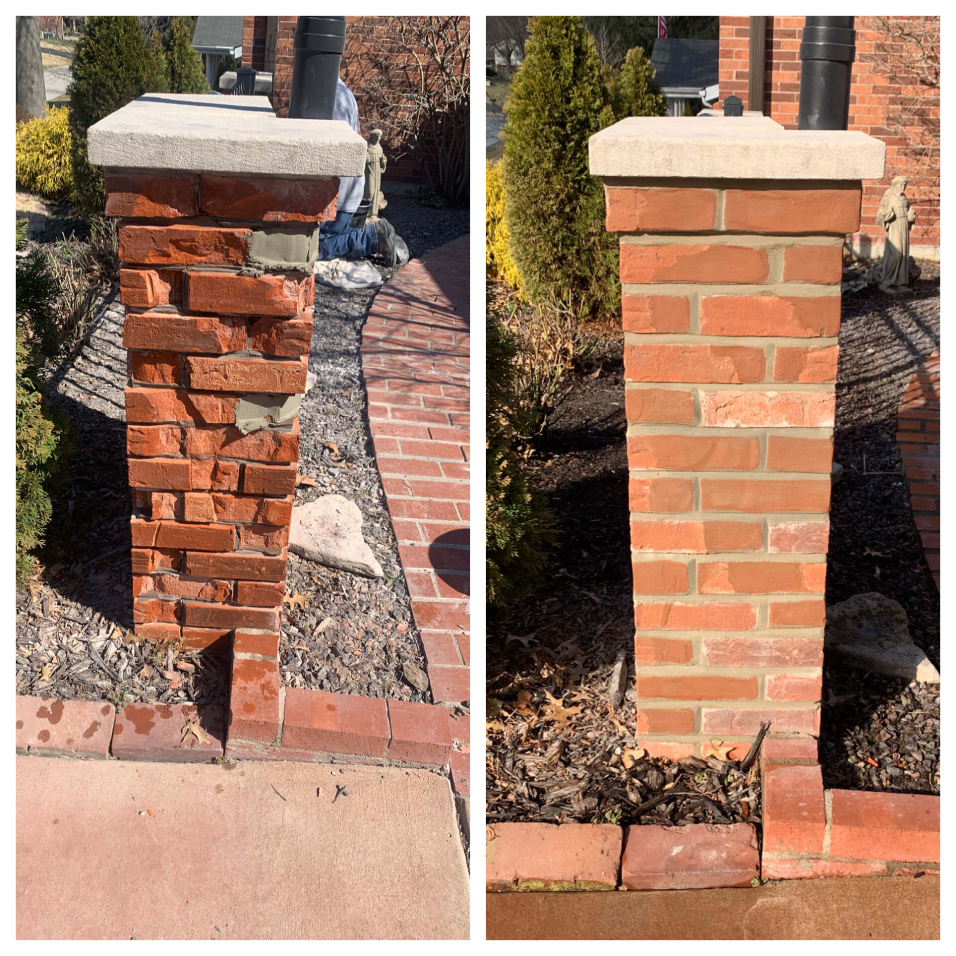 Fixed Post — St. Louis, MO — Mirelli Tuckpointing LLC