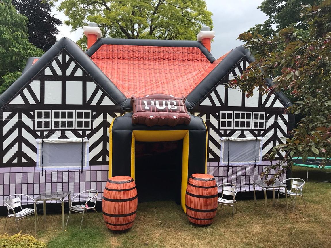 inflatable pub for hire