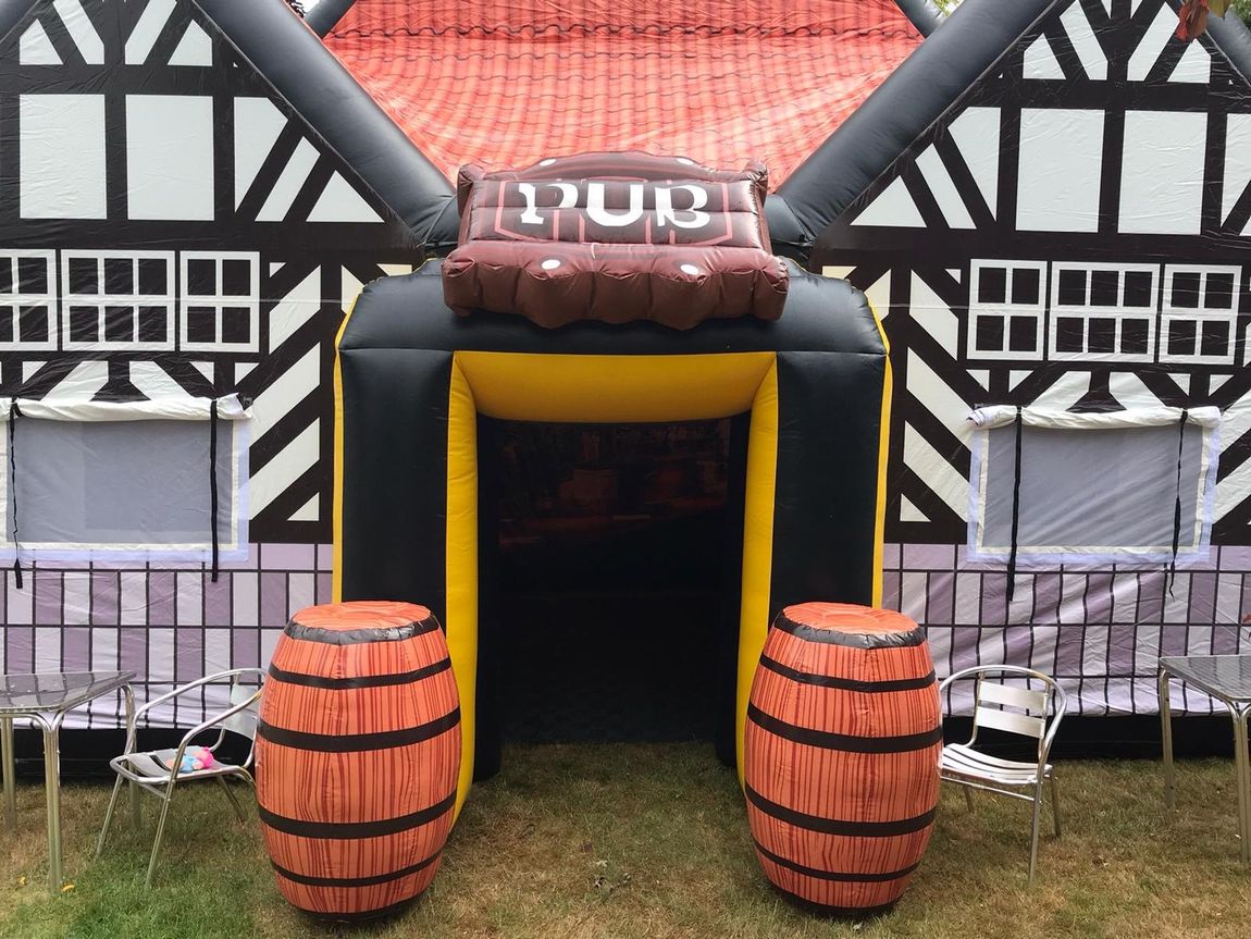 INFLATABLE PUB HIRE PARTY PUB HIRE INFLATABLE PUB