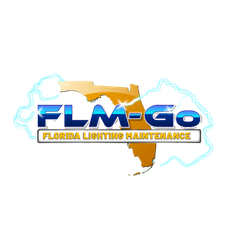 Logo with "FLM" text over the state of Florida; includes website address.