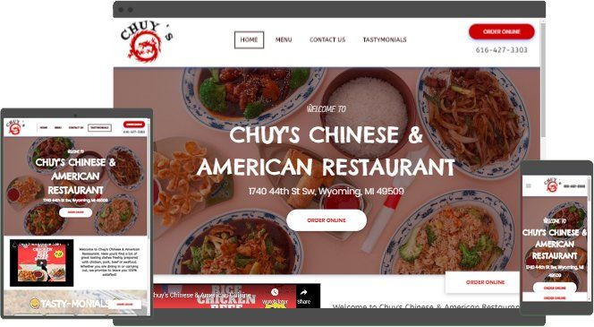 chuys chinese restaurant website by RESO360.com