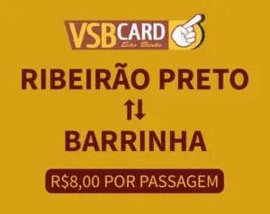 Banner rota Ribeirão Preto para Barrinha
