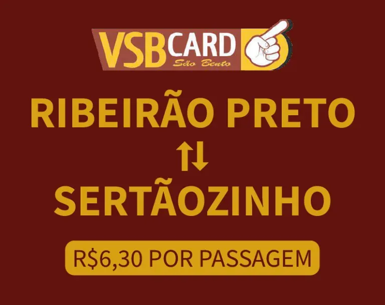 Banner rota Ribeirão Preto para Sertãozinho