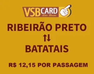 Banner rota Ribeirão Preto para Batatais
