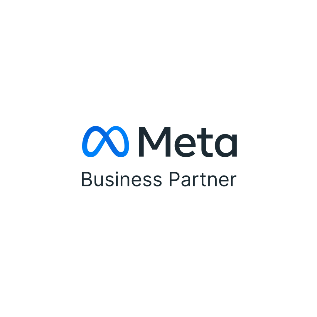 Meta Business Partner logo with blue infinity symbol and