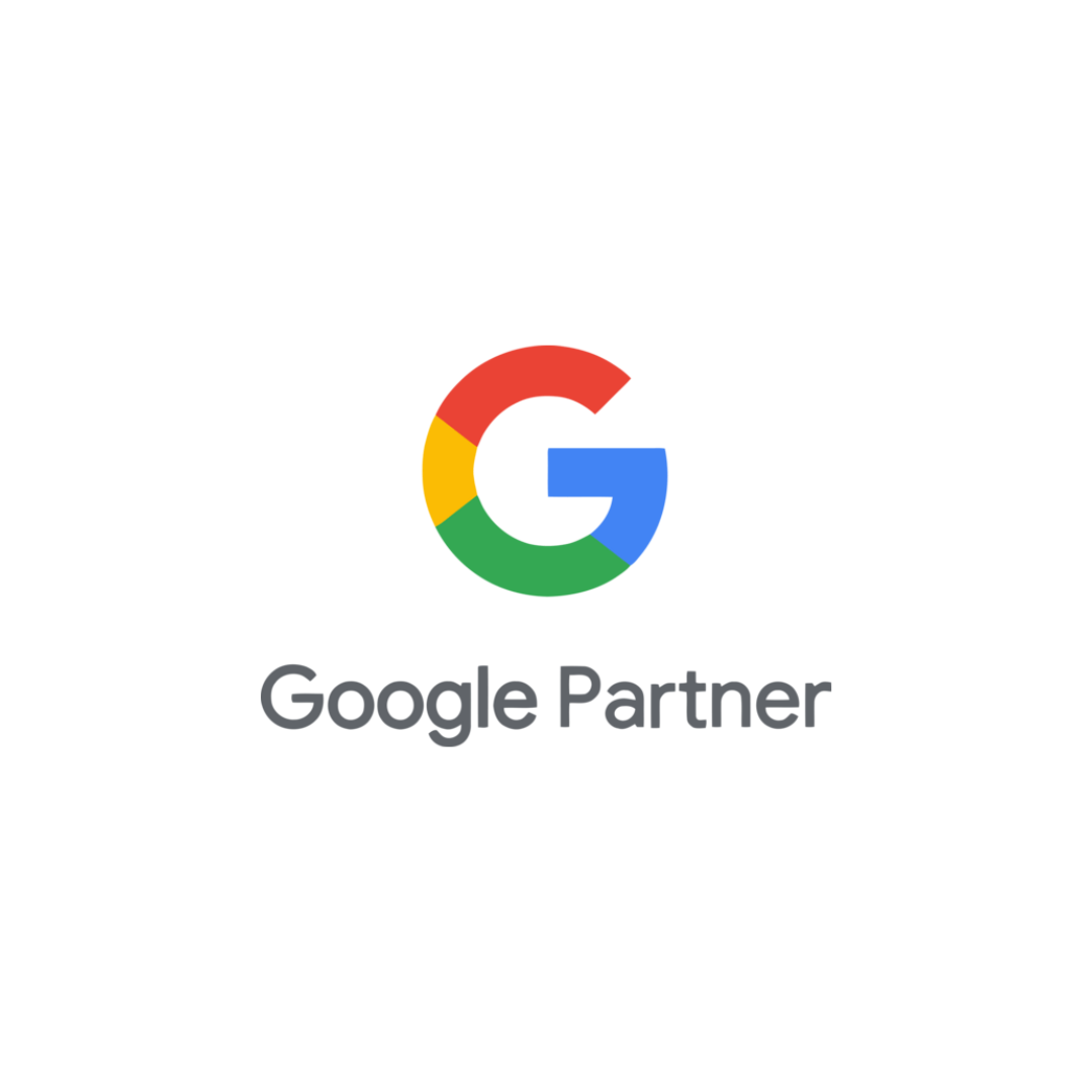 Google Partner badge, colored “G” logo above text.