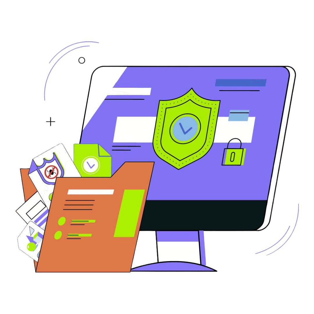 A group of hands holding up a question mark , a gear , and a wrench.