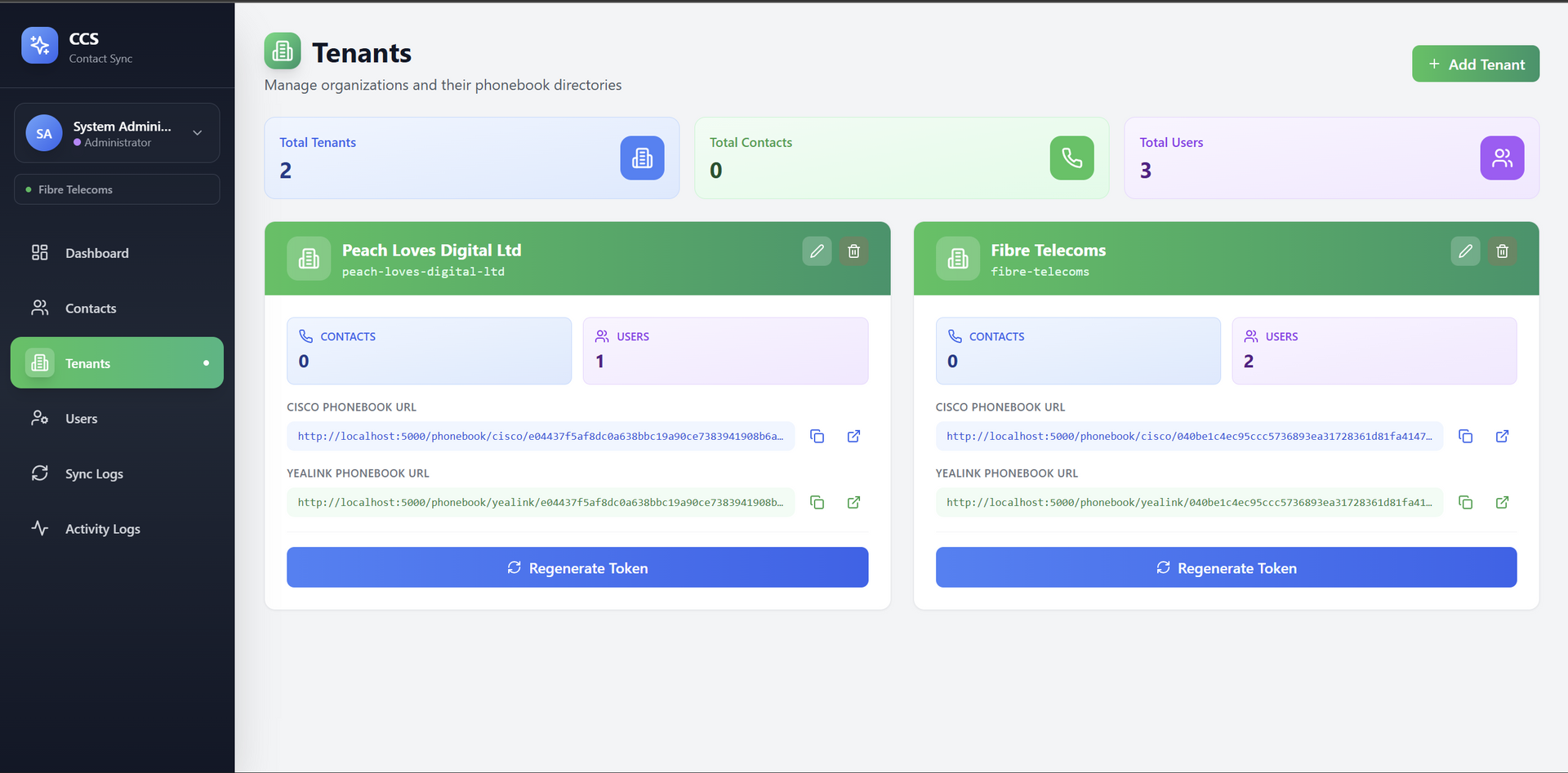 Dashboard interface with charts and data visualizations. Green and white color scheme. Side menu.