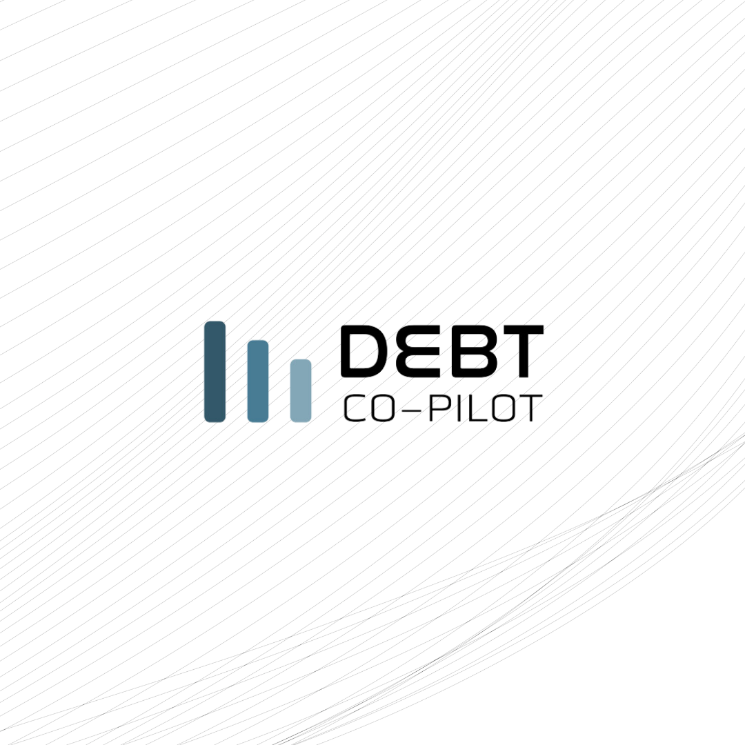 It is a logo for a company called debt co-pilot.