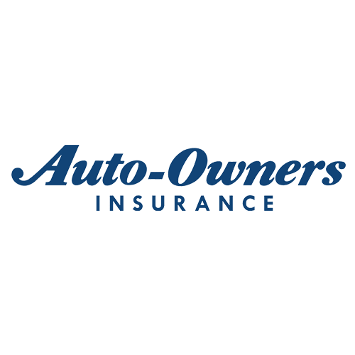 Auto-Owners Insurance logo: Blue script text 
