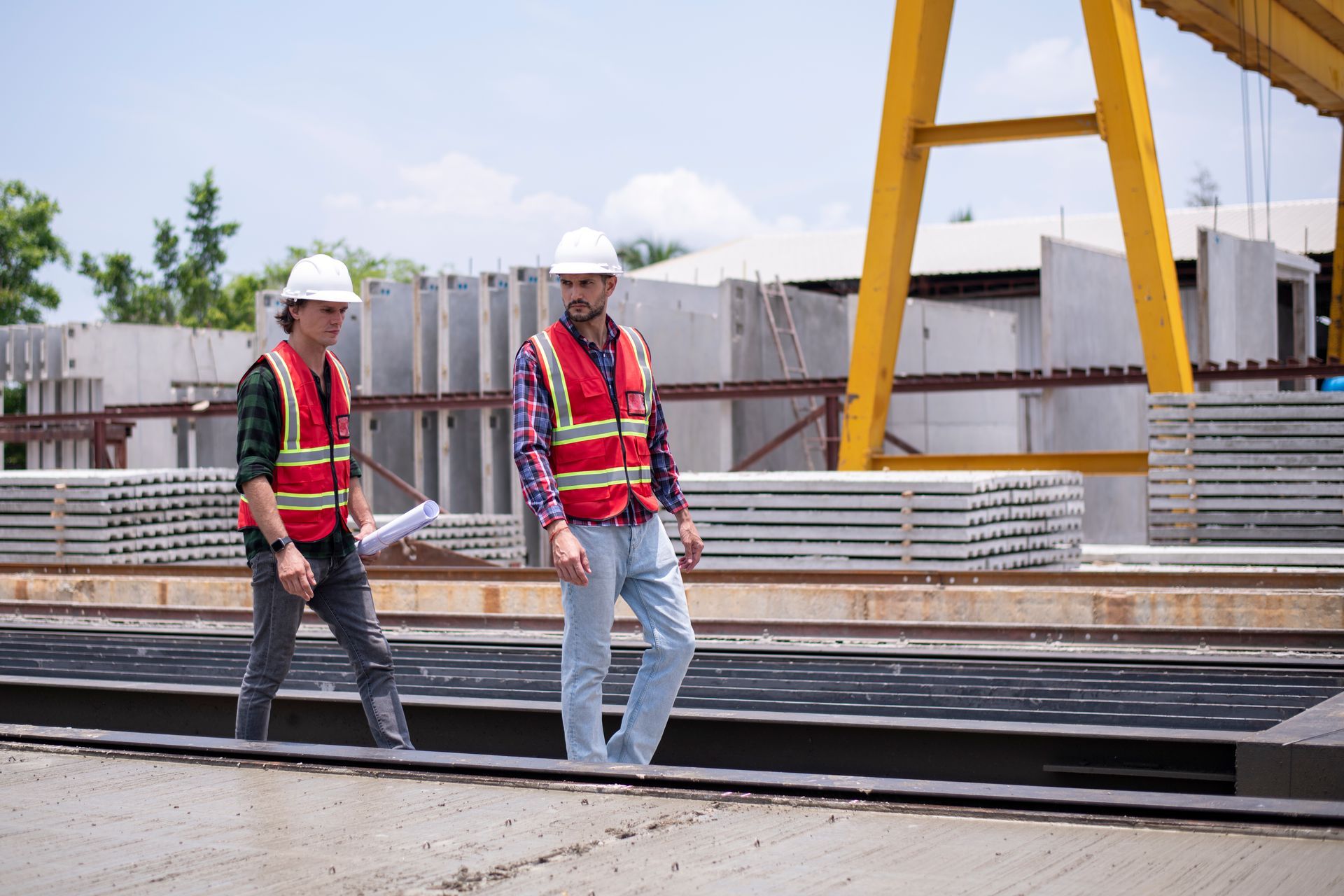 A family is sitting on the porch of their house next to a swimming pool.