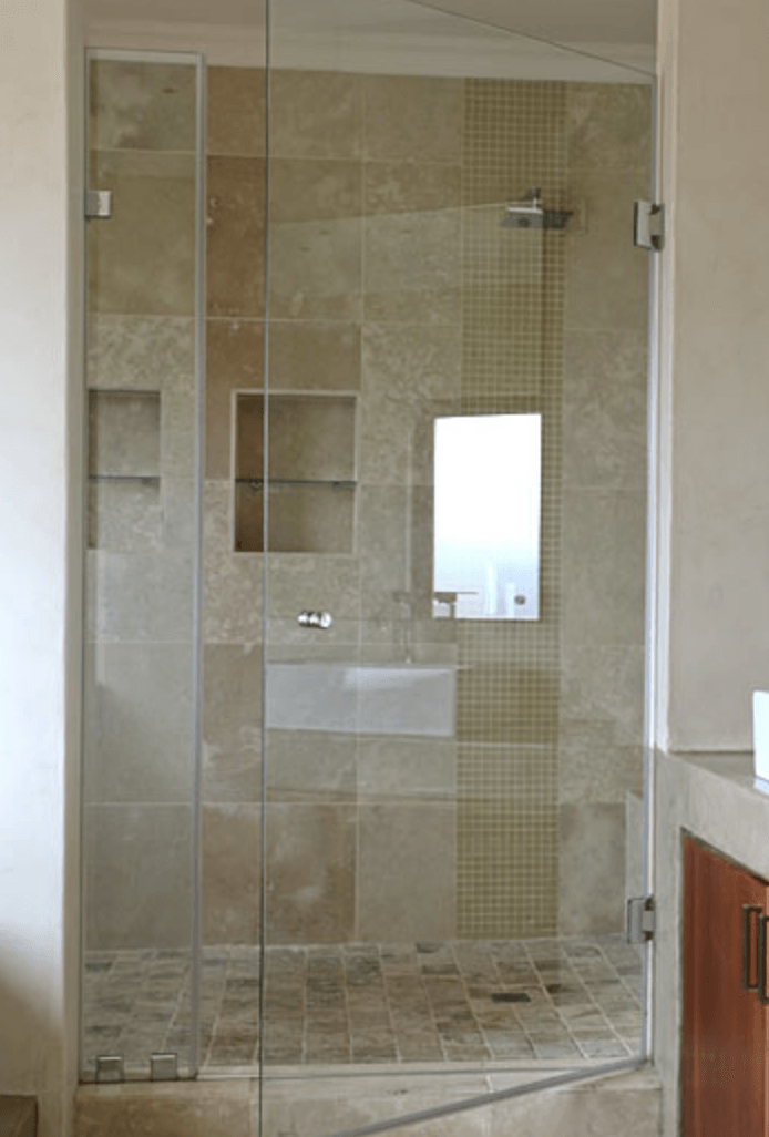 180 degree shower design