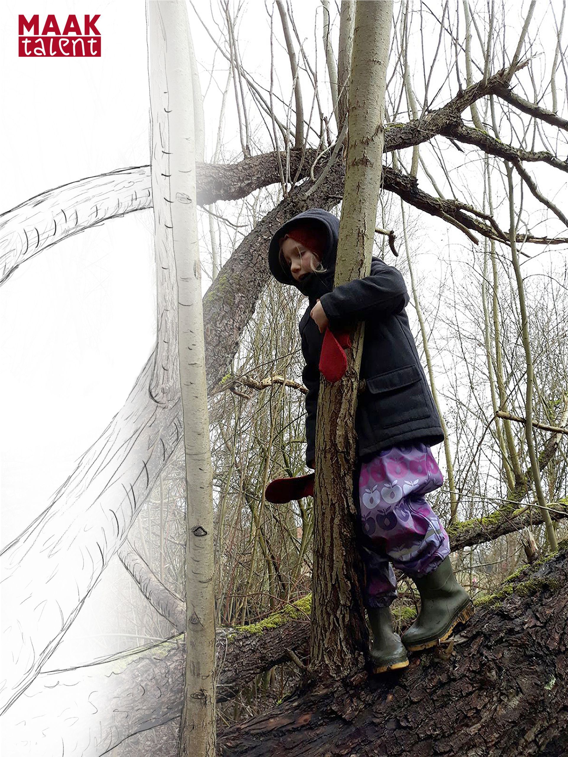 Inspirerend onderwijs - kind klimt in boom