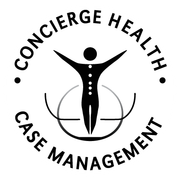 Logo: Black figure with arms raised inside a circle, text