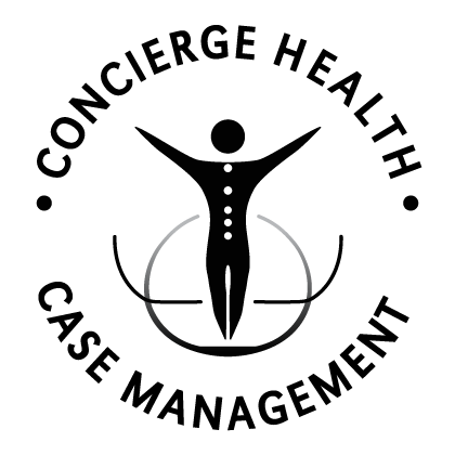 Logo: Black figure with arms raised inside a circle, text