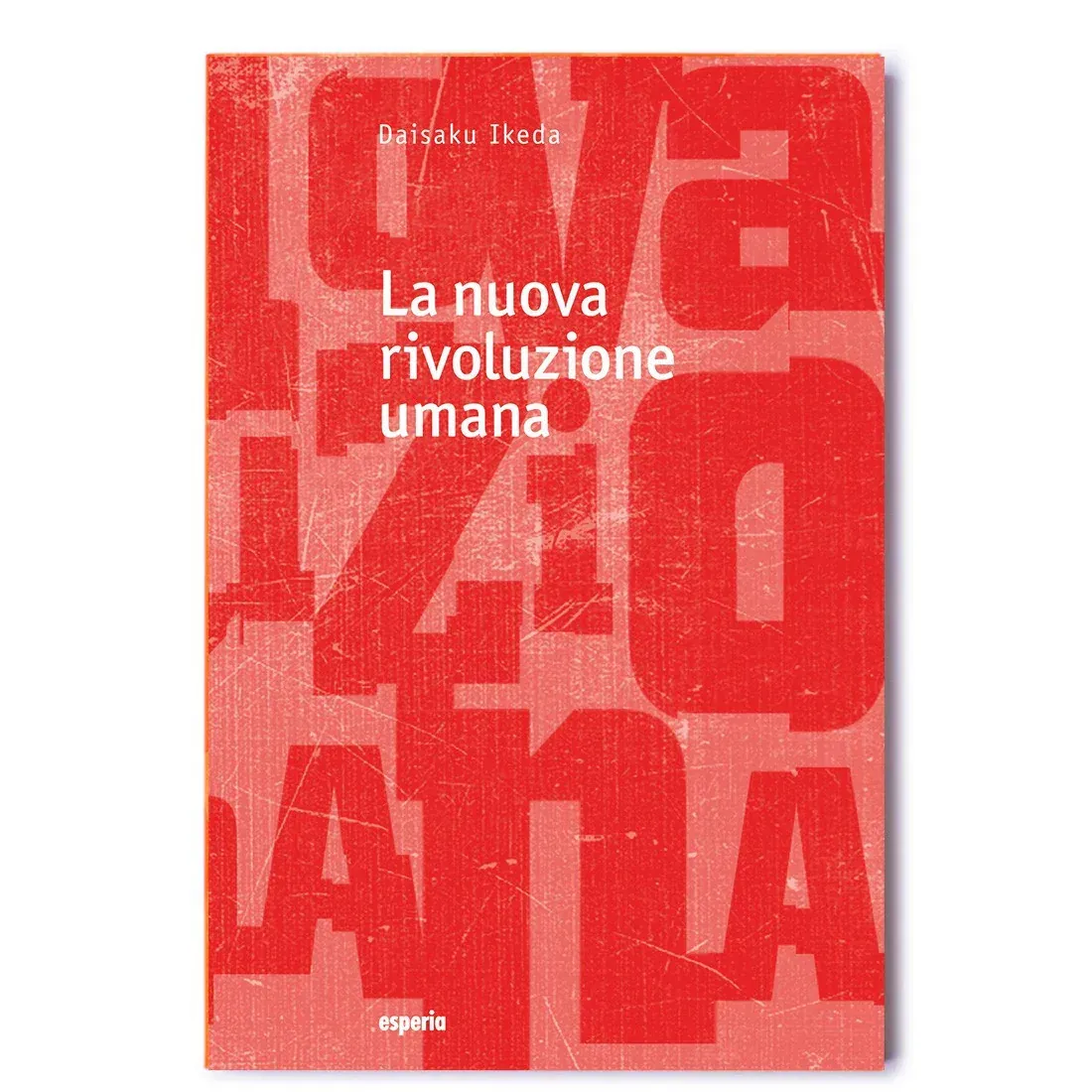 A red book titled la nuova rivoluzione umana