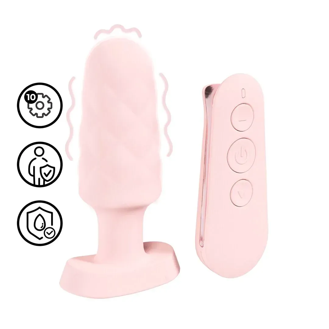 Velvet Remote Control Vibrating Plug – פלאג אנאלי רוטט עם שלט רחוק