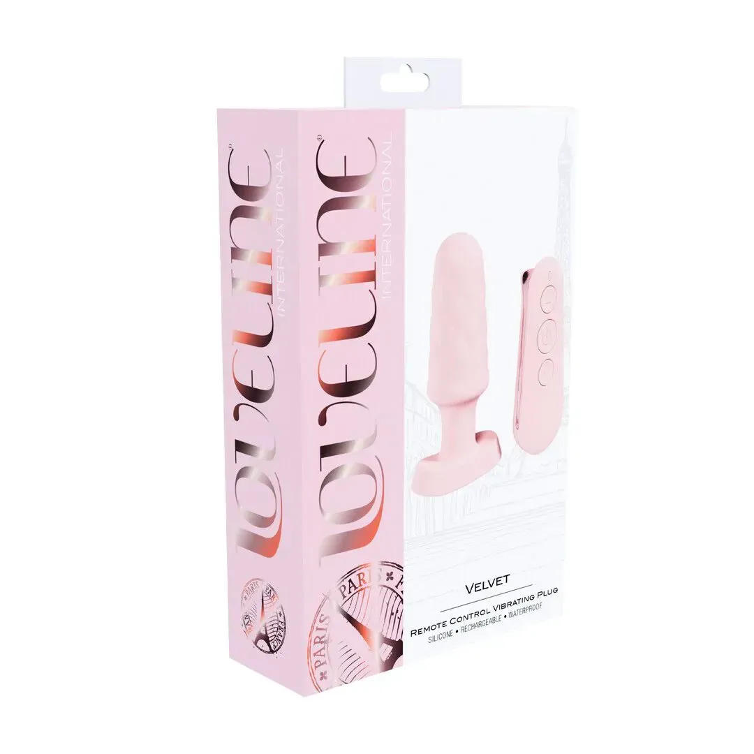 Velvet Remote Control Vibrating Plug – פלאג אנאלי רוטט עם שלט רחוק