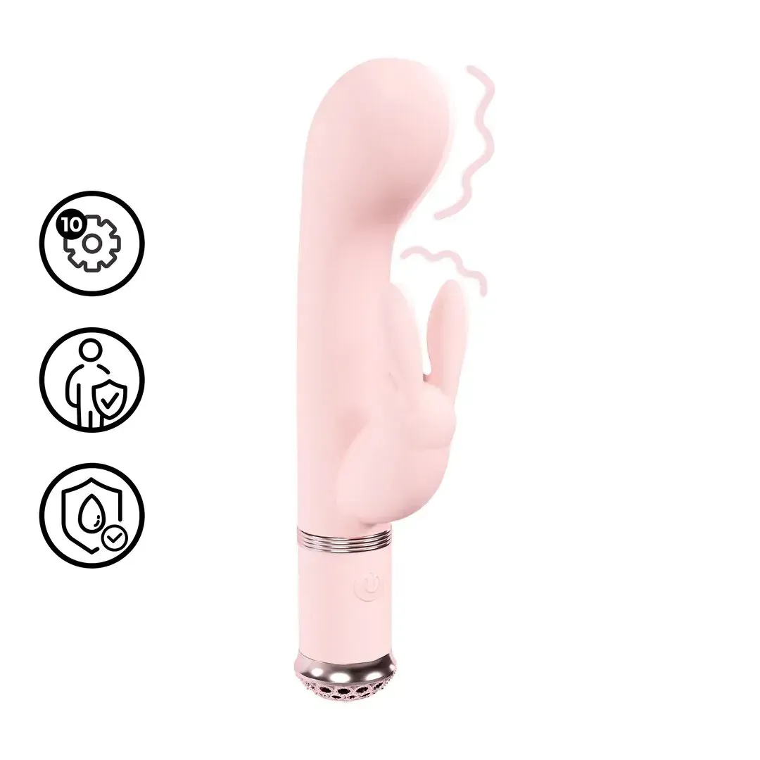 Belle Rabbit Vibe – ויברטור Rabbit כפול לגירוי פנימי וחיצוני